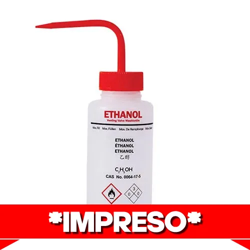 [PI0664-120E] PICETA DE SEGURIDAD PARA ETANOL IMPRESA FAB. EN LDPE Marca