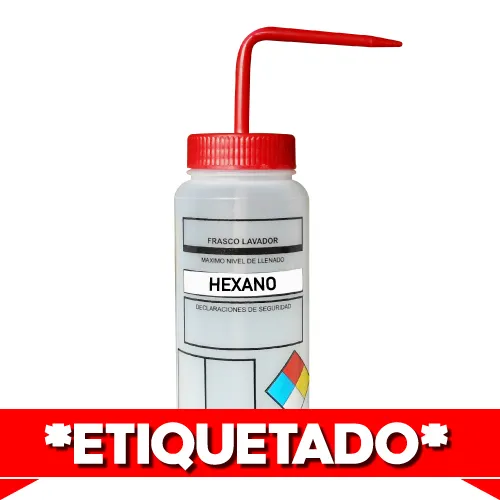 [PI0665] PICETA DE SEGURIDAD PARA HEXANO POLIETILENO Marca HUPAC