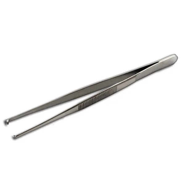 Pinza de diseccion con diente 14 centimetros Marca HERGOM