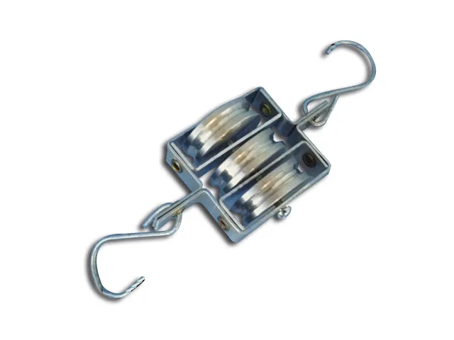 [PO0900-EP007] POLEA TRIPLE METALICA Marca LABESSA