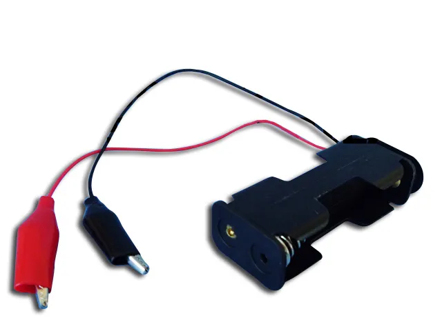 [PO2500] PORTA PILAS CON CAIMAN (2 PILAS) Marca PROAM